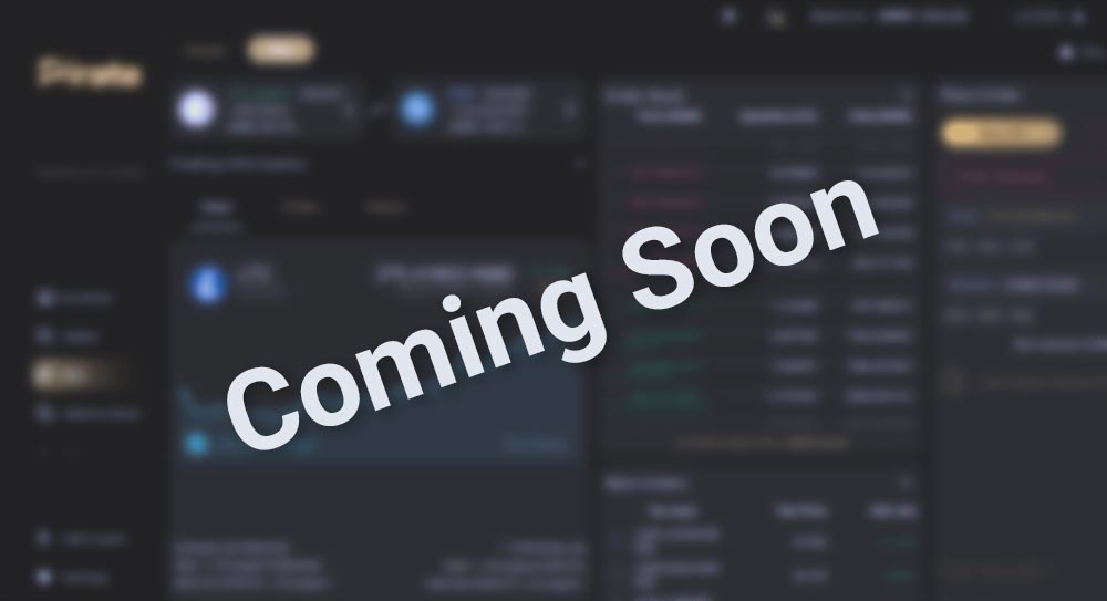Pirate Chain news - Pirate Chain decentralized exchange, coming soon.